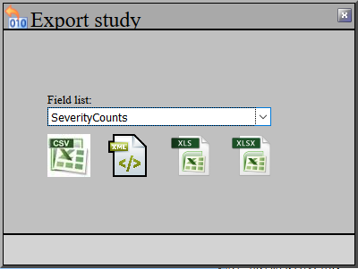 cmExportStudy